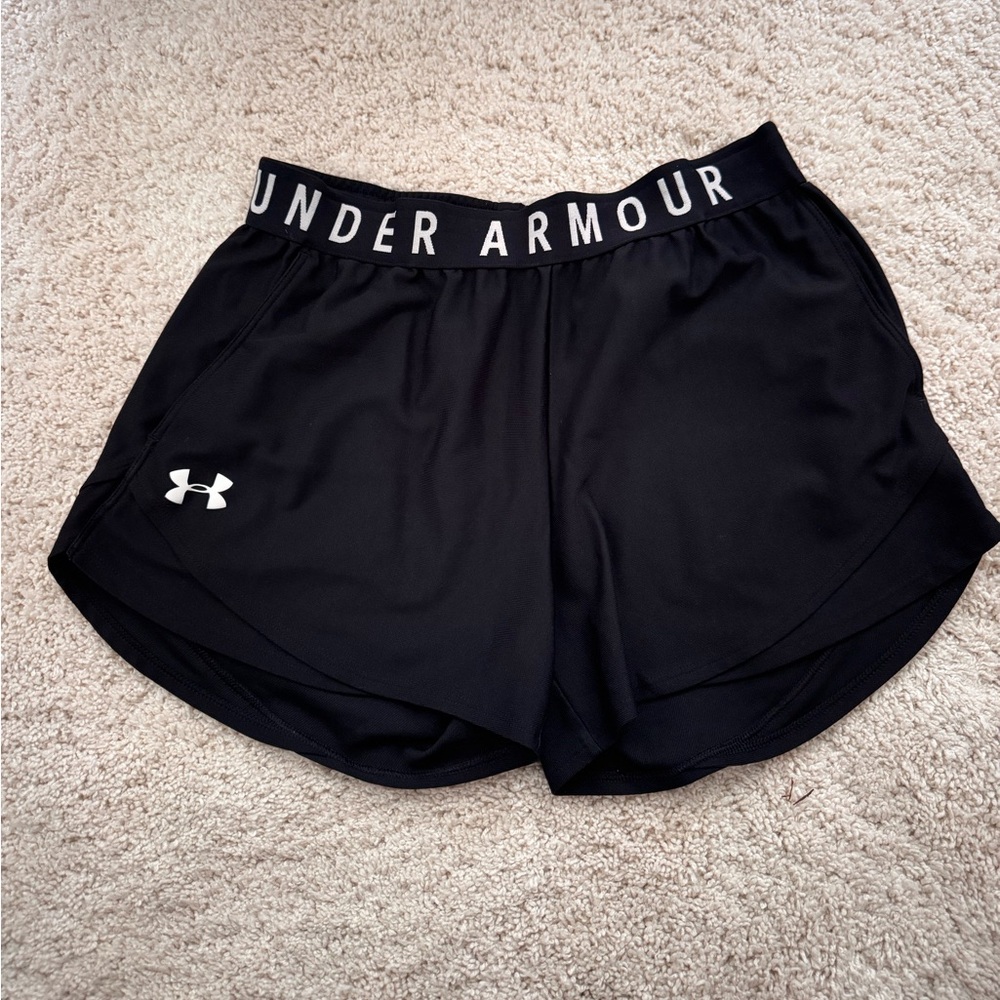 Under Armour HeatGear Black Running Shorts | Size Small